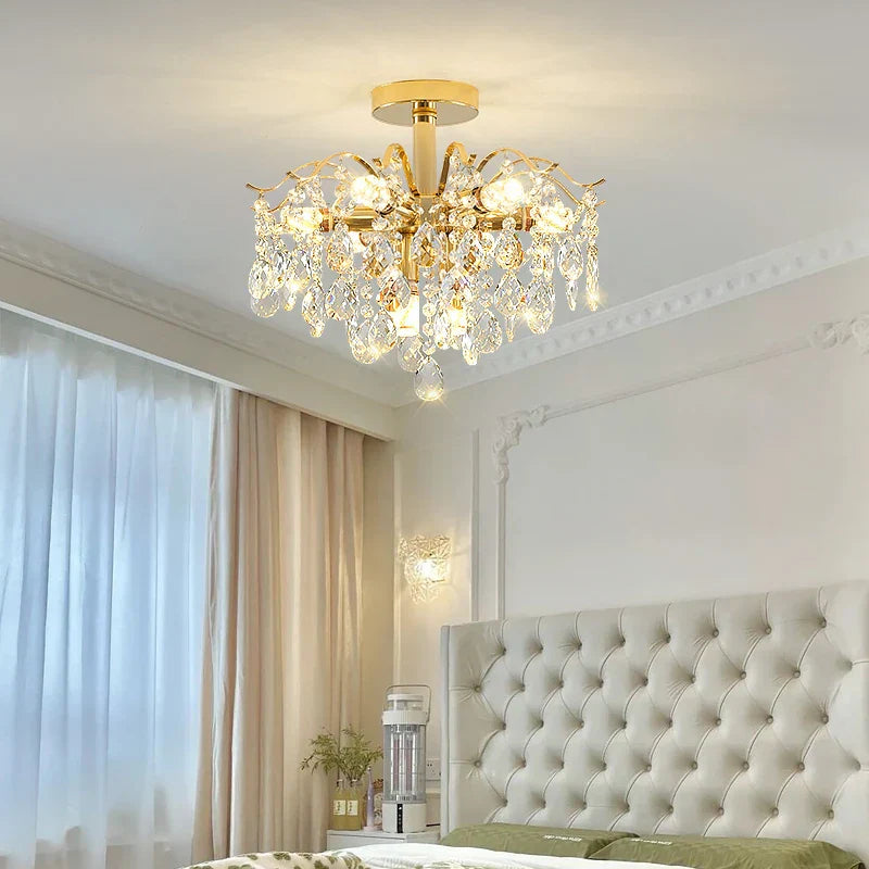 Crystal Chandelier: Modern Elegance for Stylish Living Spaces
