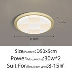 Cream Style LED Ceiling Lights - Modern, Simple, Atmospheric Lighting for Home