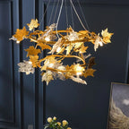 Maple Leaf Branches Chandelier for Living Dining Room - 2023 Design