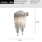Tassel Luxury Chandelier: Postmodern Elegance for Living Room, Restaurant, Bedroom, Hotel
