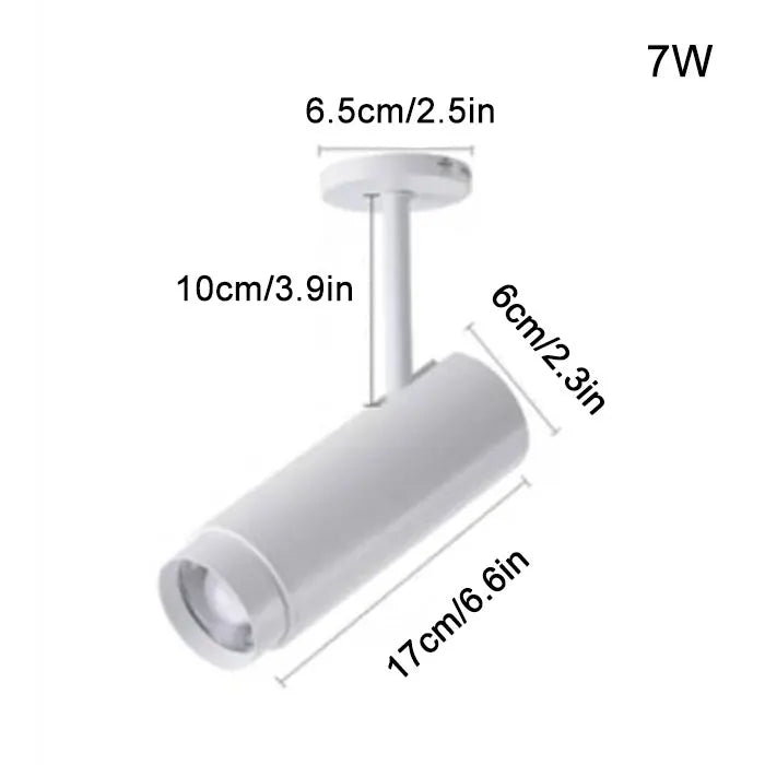 Adjustable Beam Ceiling Spotlight for Store Office Bar Accent Lighting