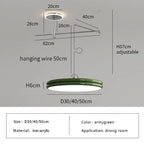 Nordic Swinging Arm LED Pendant Lights for Dining Table by Afralia™