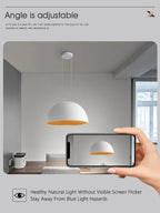 Modern Wood Grain Bedroom Chandelier Light for Dining Room & Round Table