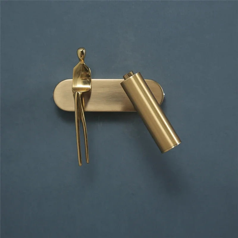 Postmodern LED Wall Lamp for Luxury Living Room, Bathroom, and Bedside Decor