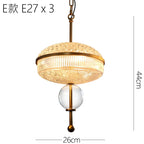 Retro Glass Can Pendant Lights: Modern Kitchen & Living Room Hanging Lamps