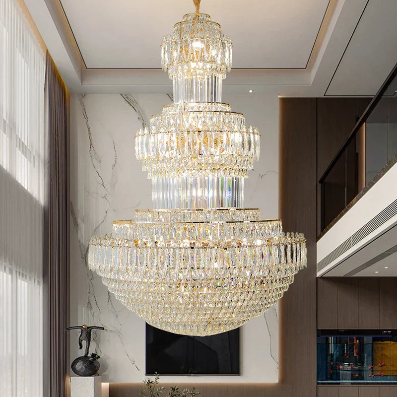 Crystal Chandelier: Elegant Lighting for Home, Villa, Hotel Lobby