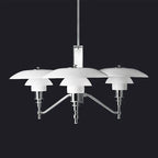 Lotus Glass Chandelier PH Pendant Light Classic Nordic Dining Room Bedroom Lamp