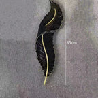 White Feather Resin Wall Lamp for TV Backdrop, Bedroom, Aisle, Corridor