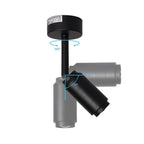 Adjustable Beam LED Ceiling Lamp with Multi-Angle Track Lighting
