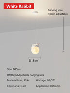 Moon LED Chandelier for Children's Room, Bedroom, Dining Room - Modern and Creative Lighting