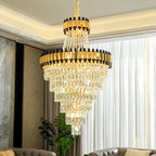 Crystal Chandelier: Modern Luxury for Duplex Villa, Hotel, Club, and Banquet Hall