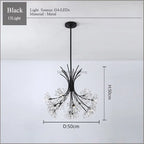 Modern Crystal Chandelier for Dining Room - Samsarah Lighting