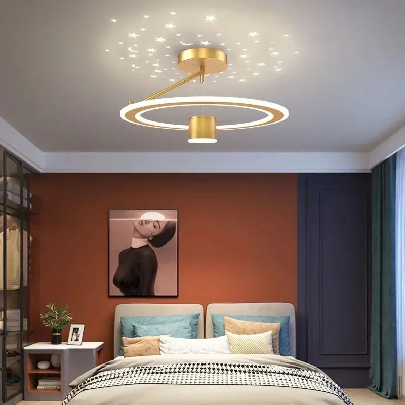 Luxury LED Ceiling Chandelier Dimmable Fixture for Living Room, Bedroom, Dining Décor