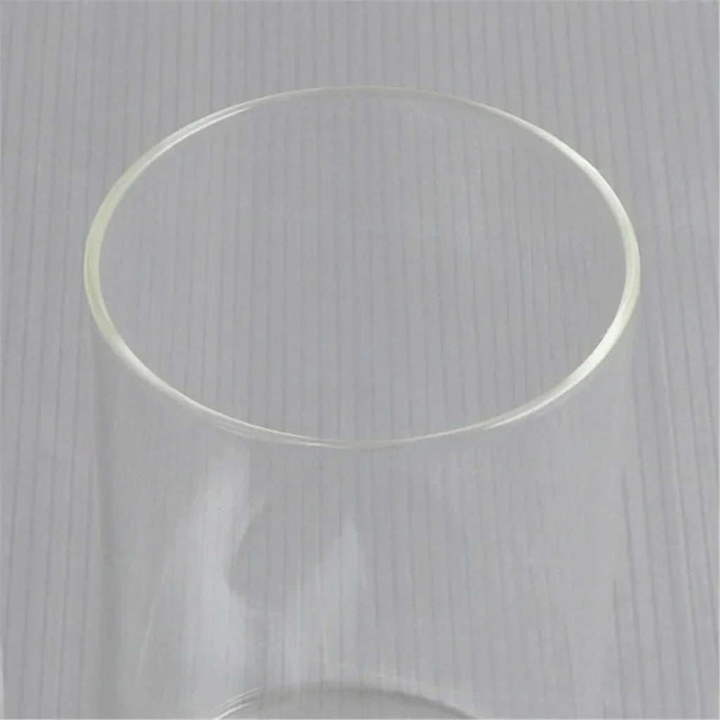Clear Glass Cylinder Lamp Shade for E27 E26 Socket - Vanity Chandelier Floor Light