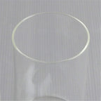 Clear Glass Cylinder Lamp Shade for E27 E26 Socket - Vanity Chandelier Floor Light
