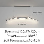 LED Ceiling Lights White Black Infinite Dimming Home Lighting Fixtures