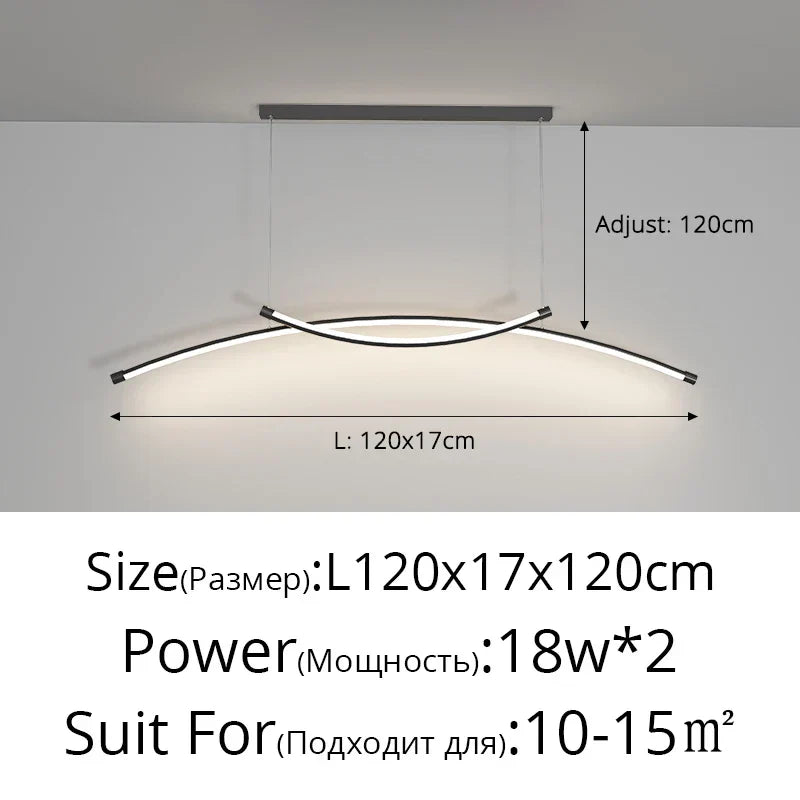 LED Ceiling Lights White Black Infinite Dimming Home Lighting Fixtures