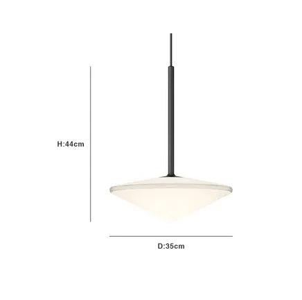 LED Glass Art Wall Lamp with Long Rocker Arm for Living Room and Studio