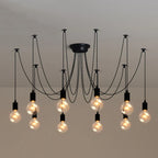 Spider Pendant Lights: Vintage Industrial Hanging Chandelier for Bar, Cafe Decor
