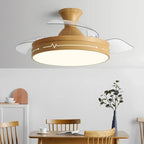 DC Motor Ceiling Fan Light with Control for Bedroom, Living Room & Restaurant.