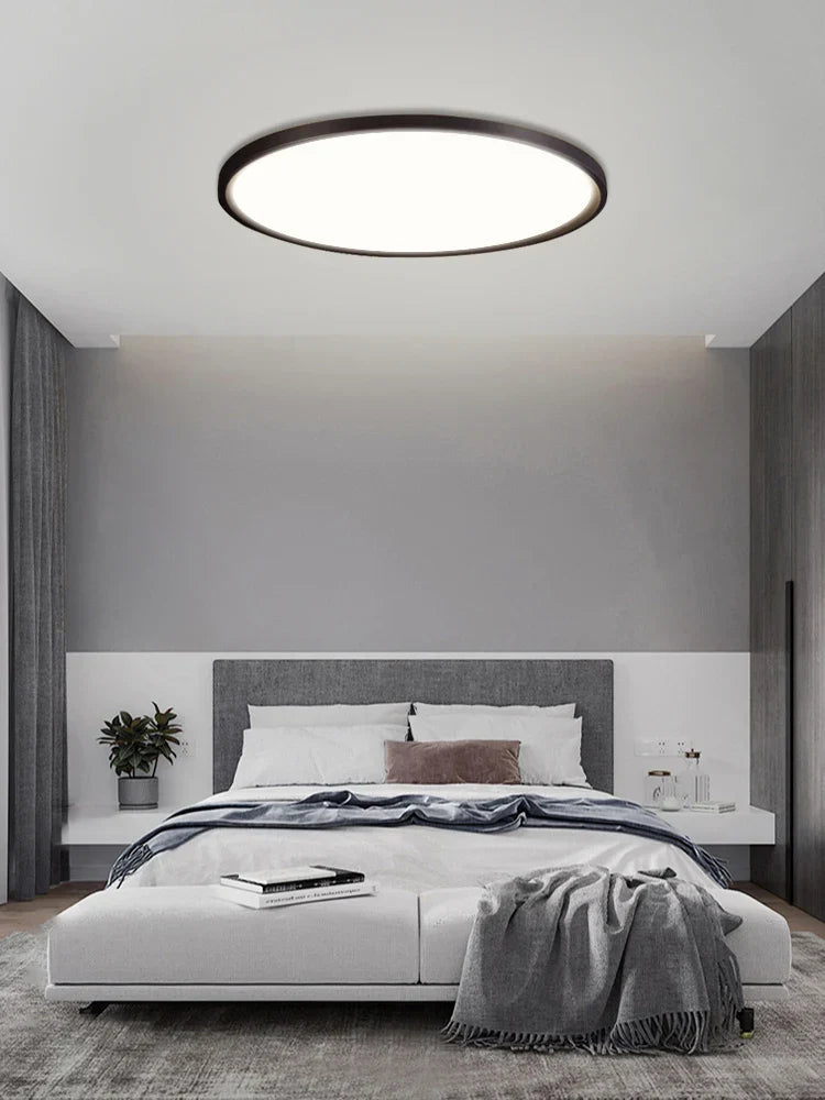 Modern LED Round Ceiling Lamp for Bedroom Study Balcony Decor