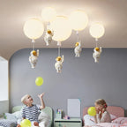 Astronaut Space Ball Ceiling Lamp for Kids Room or Corridor