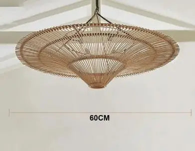Nordic Rattan Chandelier: Stylish Wicker Lighting for Home Décor