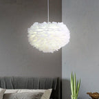 Nordic Feather Pendant Light LED Lamp for Living Room, Bedroom, Dining, Children's