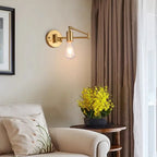 Retro Rocker Glass Wall Sconce for Living Room Aisle Reading Lights