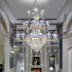 Crystal Candle Chandelier for Living Room, Bedroom, and Dining Room