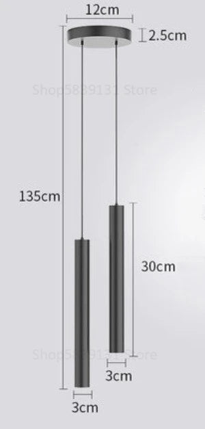 Modern Minimalist LED Pendant Lights for Living Room and Bedside