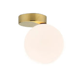 Modern Golden Glass Ball Ceiling Lamp for Bedroom, Hallway, Stairs, Indoor Lighting