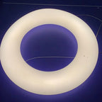 Cloud Pendant Light: Nordic Minimalist Doughnut Chandelier for Living Room & Kid's Bedroom