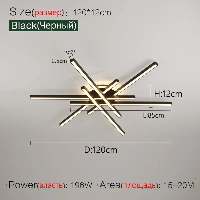 2023 Nordic LED Ceiling Chandelier for Living, Dining, and Bedroom