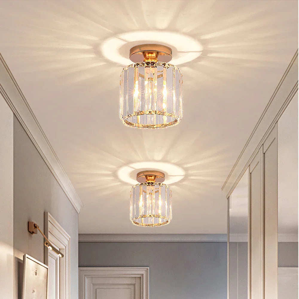 Crystal Pendant Chandelier: Elegant Lighting for Home, Shop, and Cafe