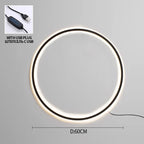 Round LED Wall Lamps for Bedroom & Living Room Decor