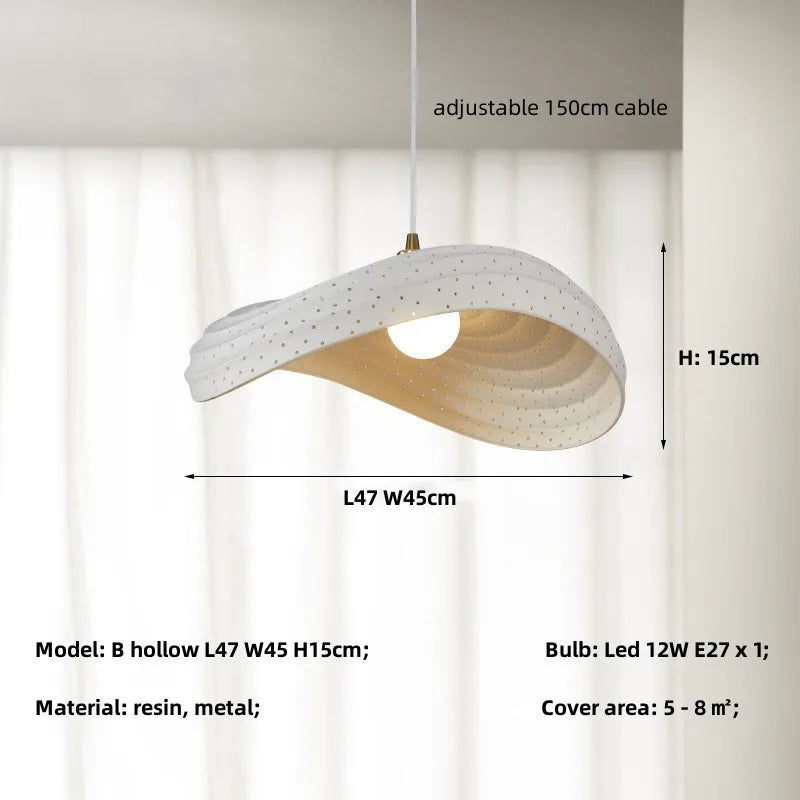 Minimalist Resin Pendant Lights for Dining Room and Bar