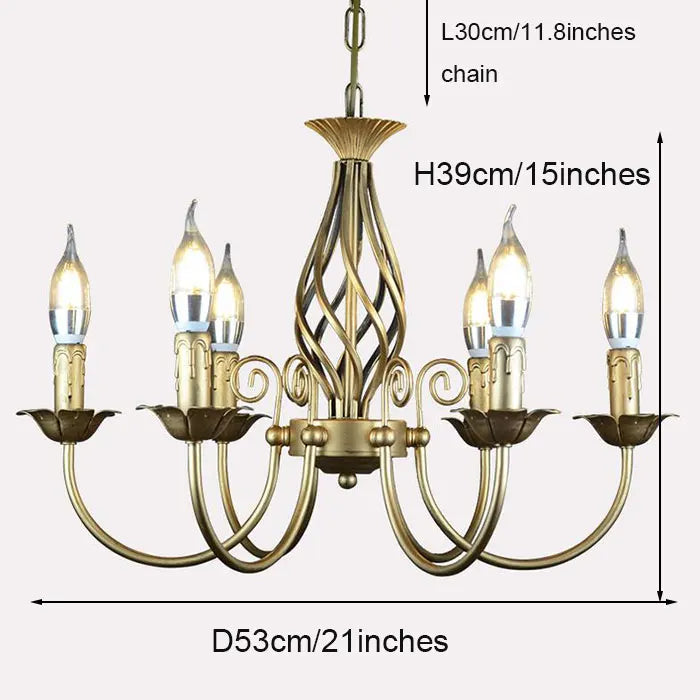 Modern Chandeliers: Elegant Wrought Iron Lighting for Home, Hotel, and Dining Spaces