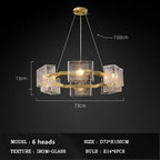 Crystal Ceiling Chandelier: Modern Luxury Pendant Light for Living Room and Restaurant