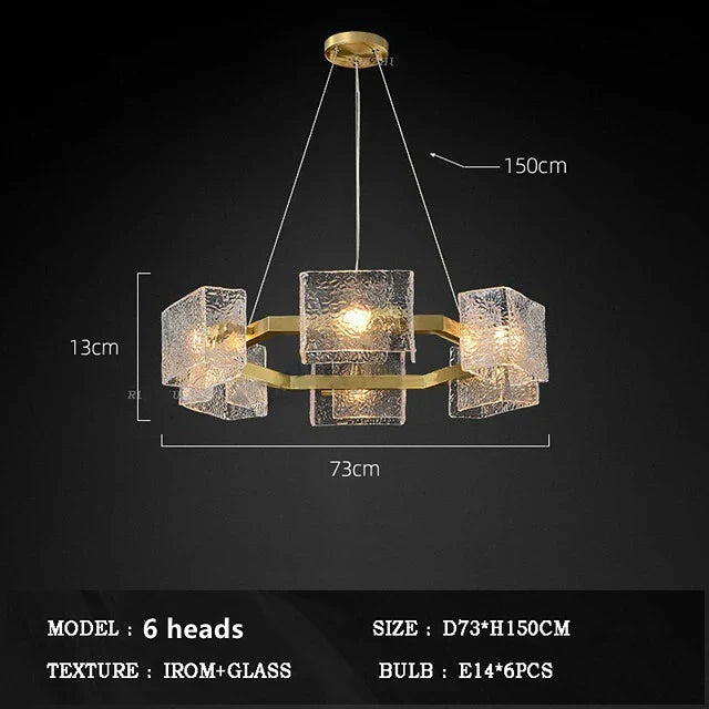 Crystal Ceiling Chandelier: Modern Luxury Pendant Light for Living Room and Restaurant