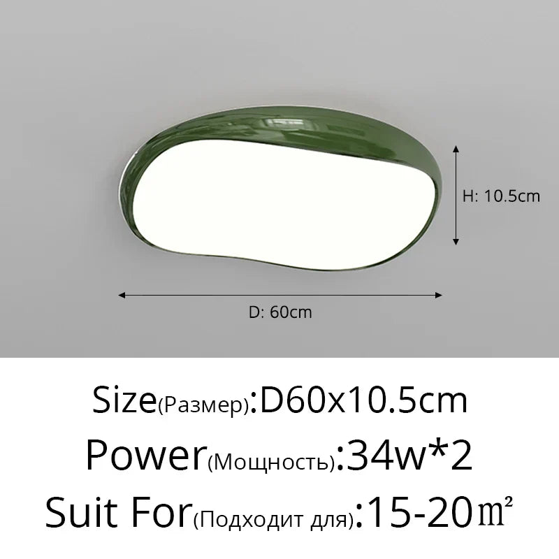 Nordic Ceiling Lights in White, Black, Red: Designer Lighting for Home Decor