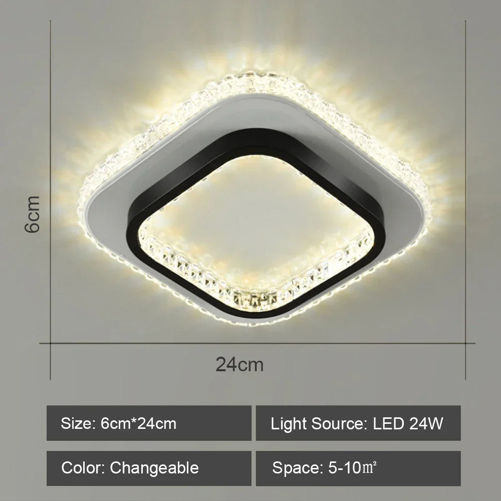 Nordic LED Ceiling Chandelier Acrylic Decor Modern Indoor Lighting