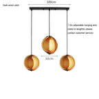 Wabi Sabi Wooden LED Pendant Lights for Home Decor and Lighting