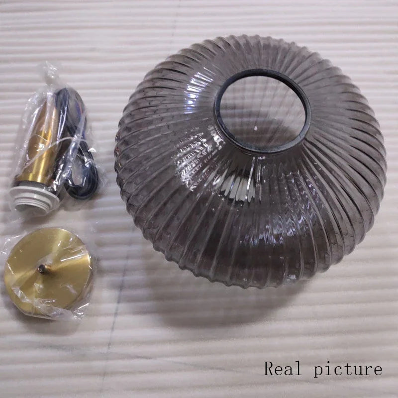 Stained Glass Pendant Lights Nordic Modern Hanging Lamps for Home Decor