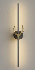 Deer Horn LED Wall Lamp for Staircase & Bedroom Decor