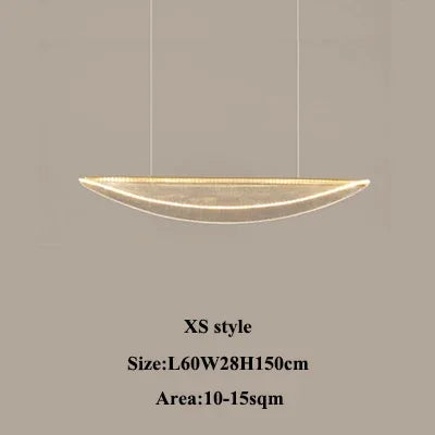 Modern Minimalist Acrylic LED Chandelier for Home Decor and Indoor Lighting