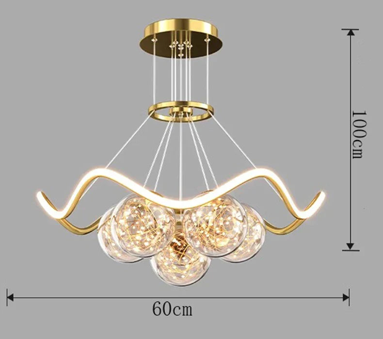 Modern Dine Pendant Lights Indoor Chandelier Ceiling Lamp LED Hanging Light
