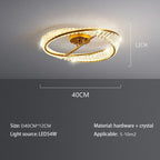 Crystal Stainless Steel Ceiling Pendant Light for Luxurious Living