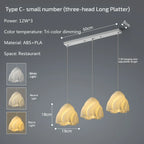 Modern 3D Printed Ceiling Chandelier for Living Room, Bedroom, and Dining Table