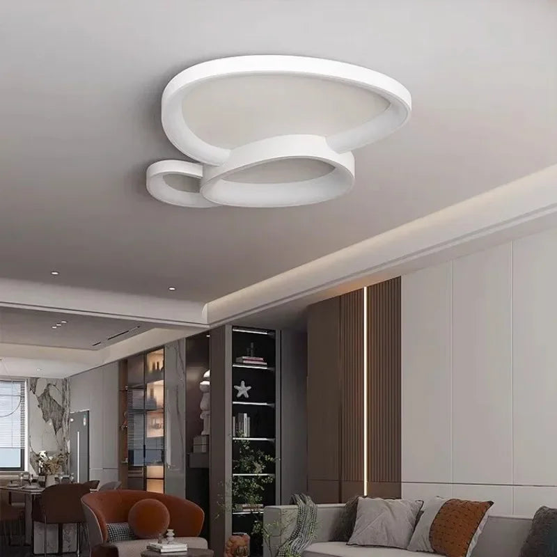LED Ceiling Chandelier Lights with Remote Control for Living Room, Bedroom, Dining Room